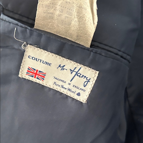 Mr Harry Couture Tailored in England Pure New Wool Trench Coat - Picture 14 of 16